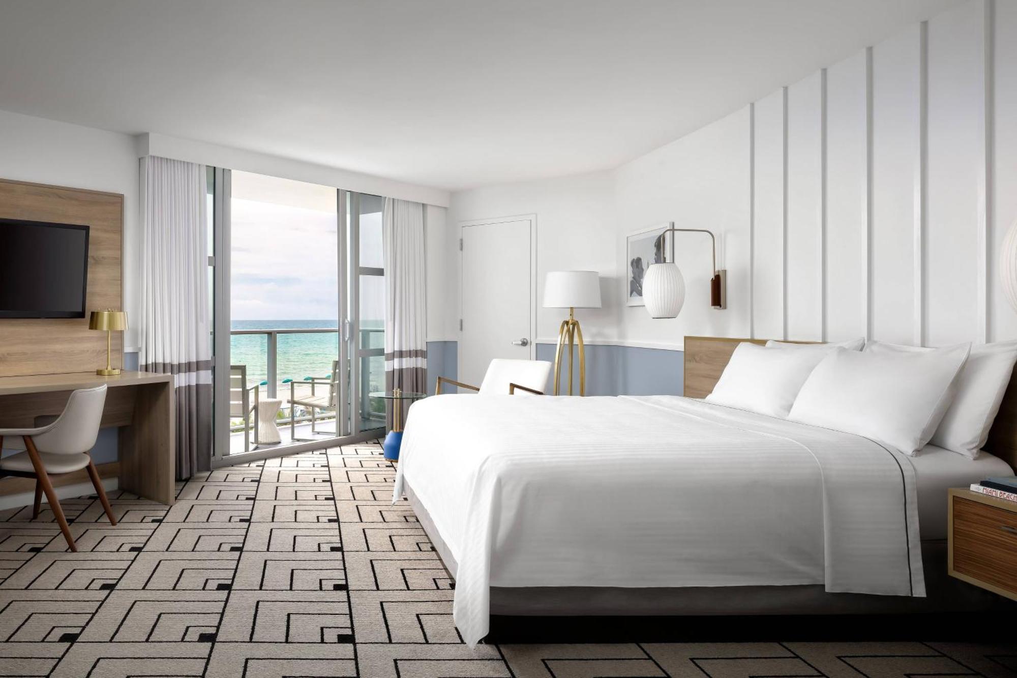 Zimmer mit Kingsize-Bett - am Meer