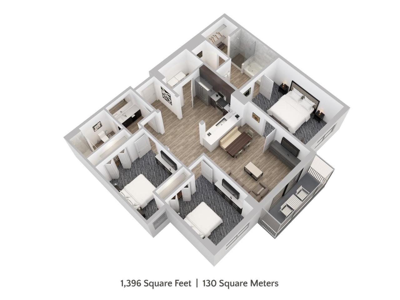 Three-Bedroom Two Bath Condo (Free Water Park Access),744619354:JPEG