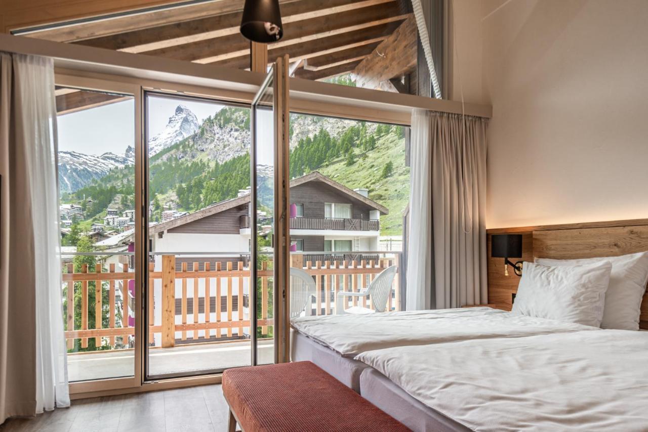 Junior Suite auf dem Dach mit Blick auf das Matterhorn