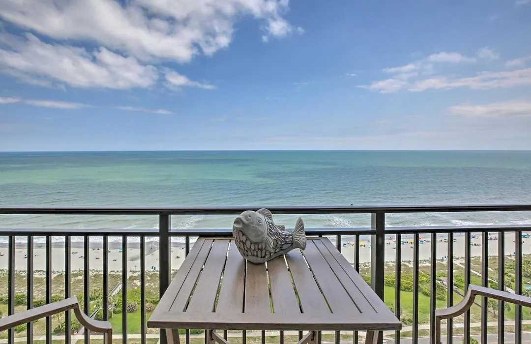 Myrtle Beach Ocean-View Condo Walk To Beach!-1