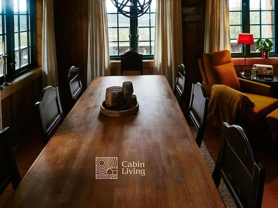 Large Cabin At Nesfjellet With Lovely View, Inddor Jacuzzi & Sauna-1