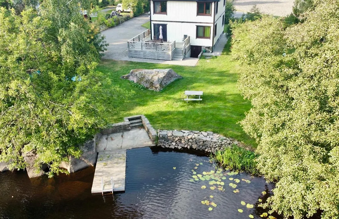 Holiday House By Riverside With Sauna And Hottub-1