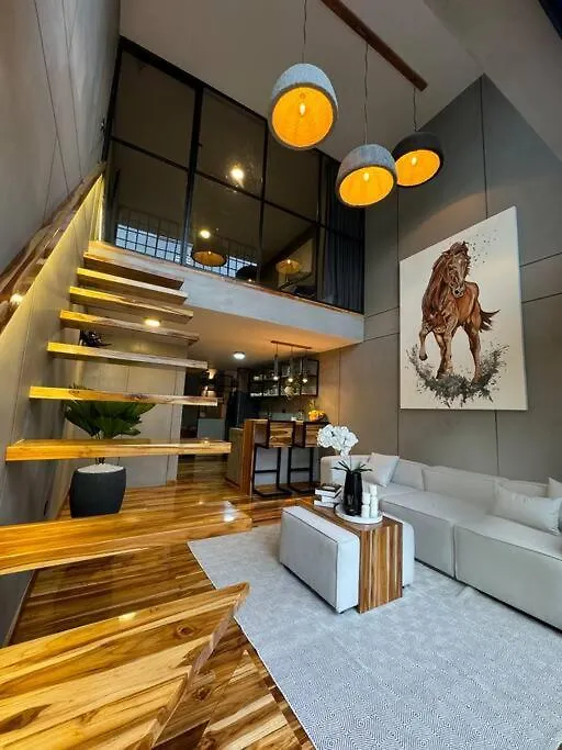 Comodo Apto Tipo Loft Parqueadero Y Jacuzzi-1