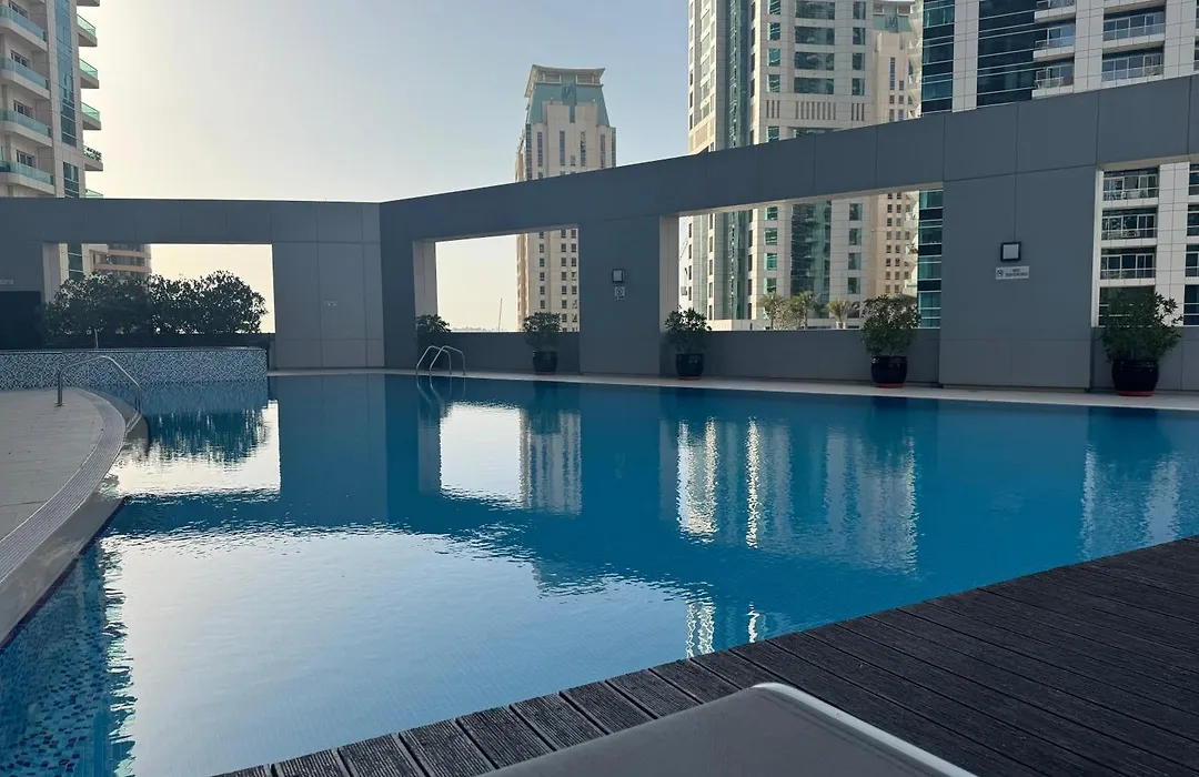 Modern 1Br With Balcony, Pool And Gym, Dubai Marina-1