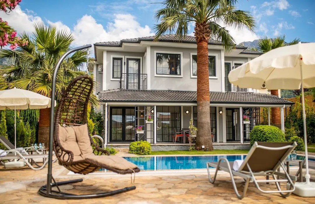 Villa Palmiye Fethiye Jakuzili Bahceli Havuzlu - Ocekhomes-1