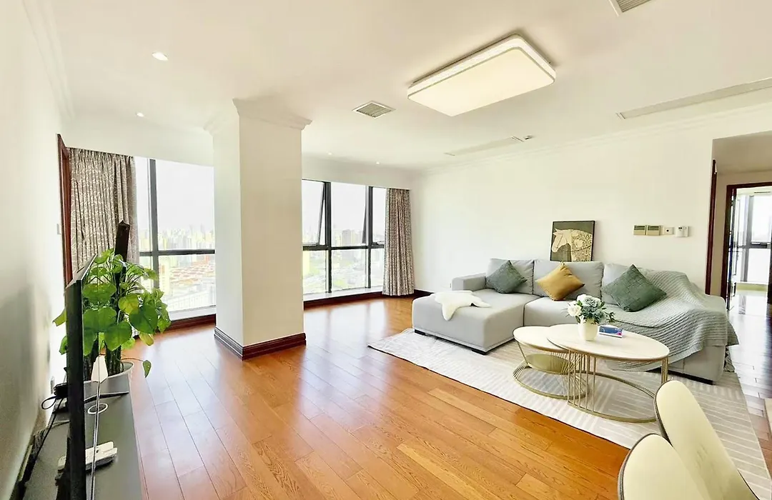 Shanghai Downtown Tyms B&B Near Hongqiao Metro And Jiaotong University High View 3Bedroom&2Bathroom-1