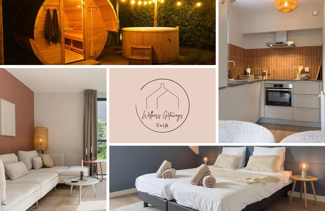 6-P Wellnesshuisje Met Sauna/Hottub Bij Nijmegen-1