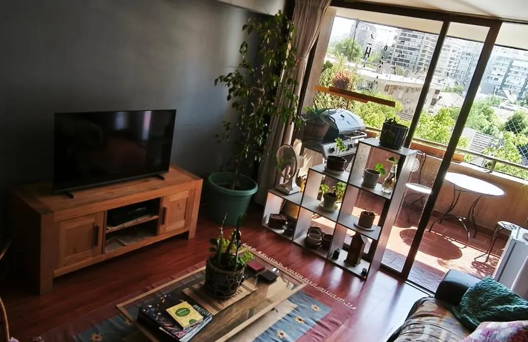 Comoda Habitacion Doble, Bano Privado Cercana Al Metro En Las Condes-1