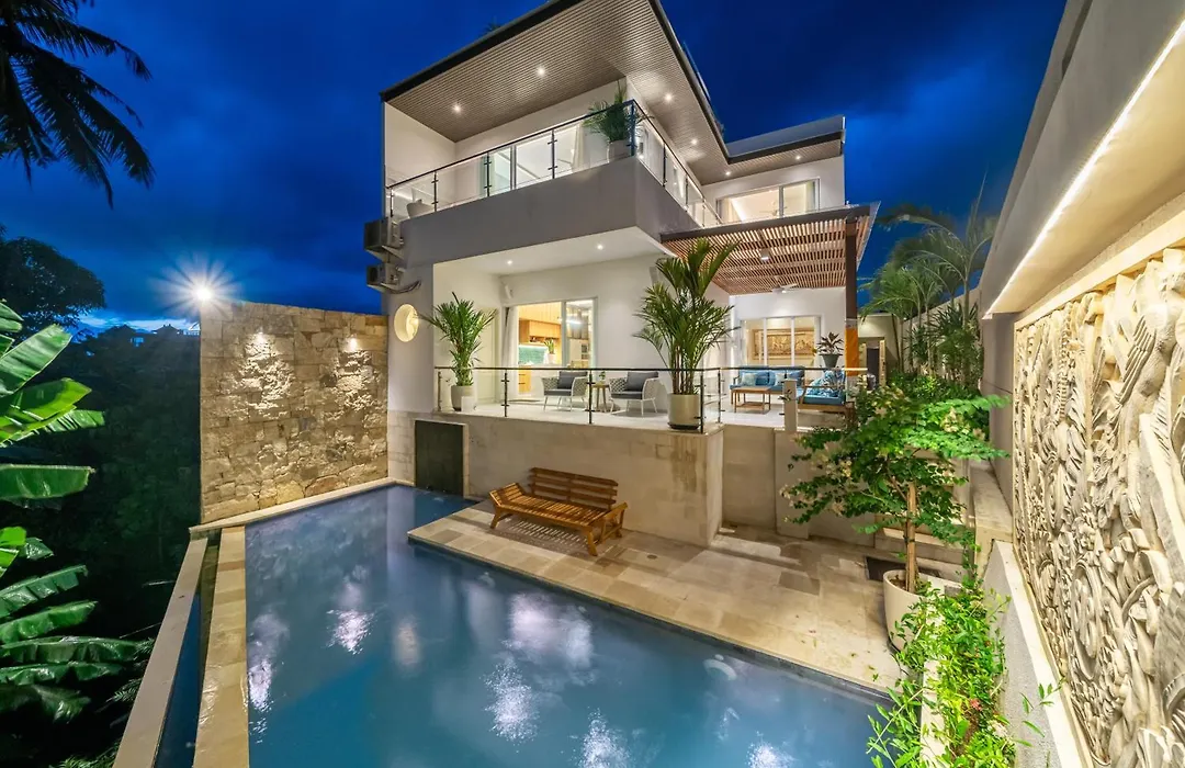 818 Villas Elegant Modern Designer Canggu Villas With Rooftop And Ricefield Views-1