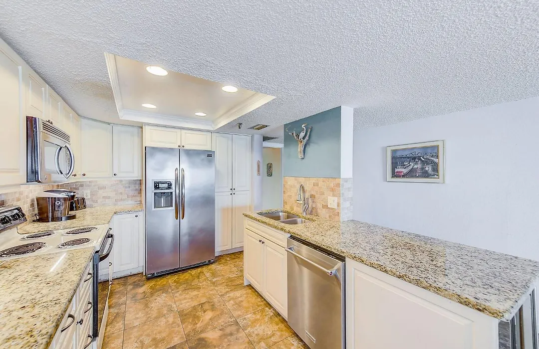 Direct Beachfront Top Floor Sleeps 10 Heated Pool 605-1