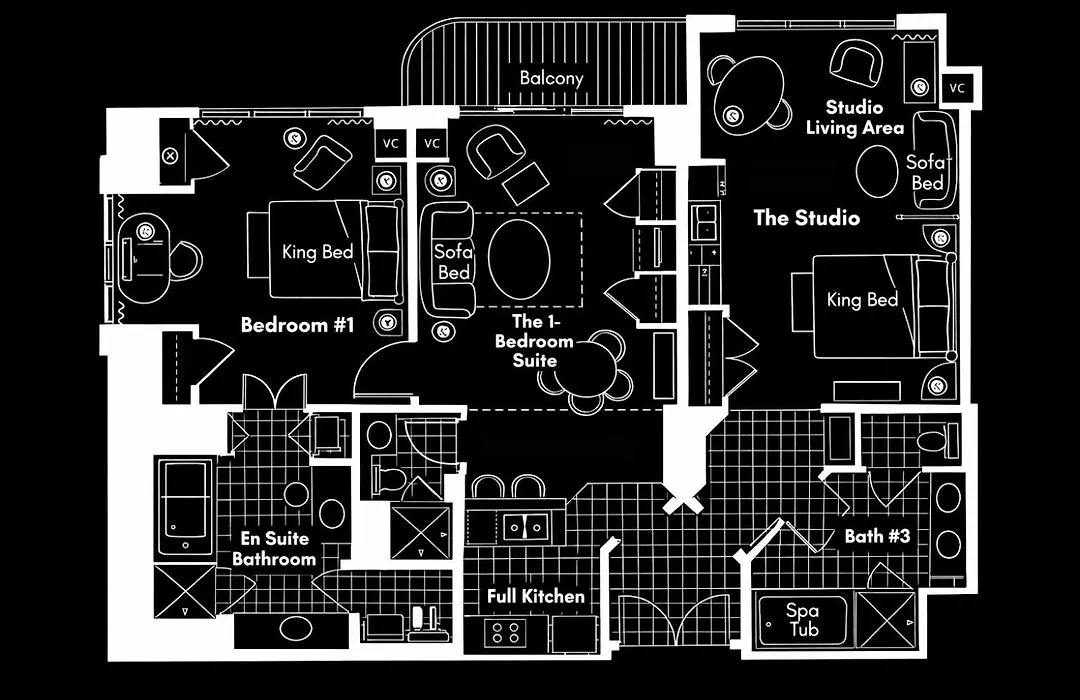 Las Vegas Strip Views! 2Br Suite At Signature Mgm-1