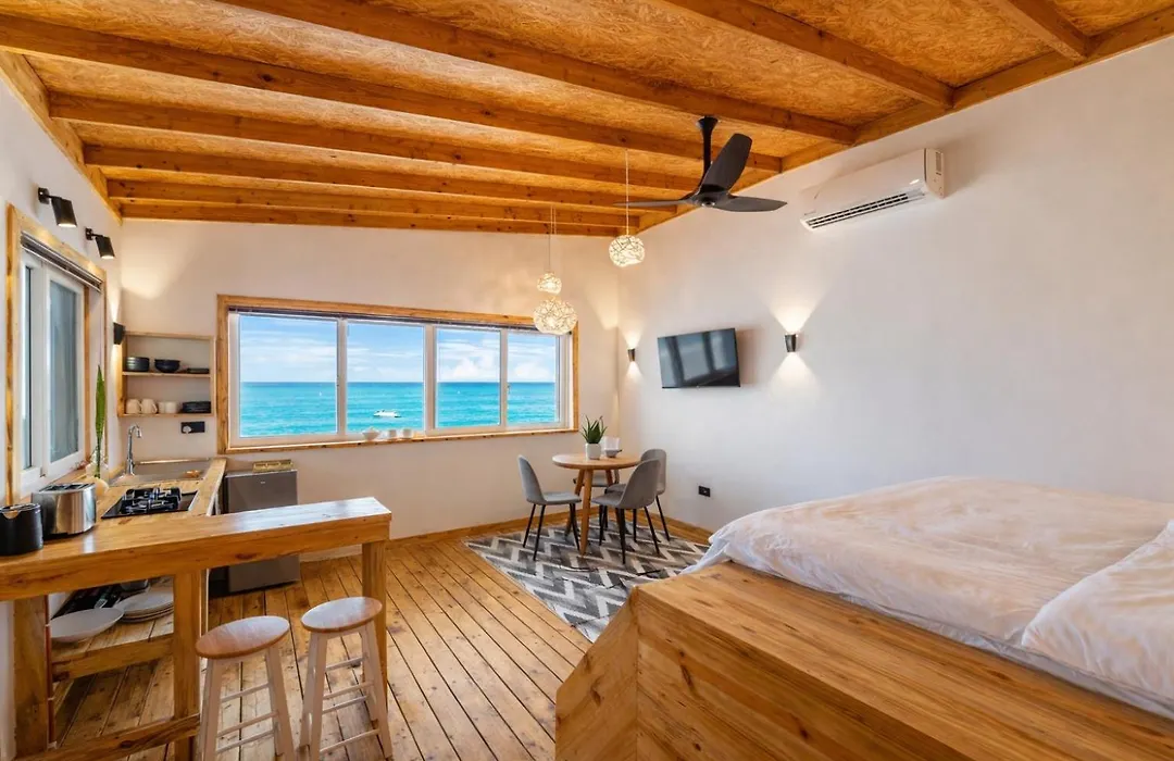 Oceanfront Beach Bungalow In Paje - Steps To The Sea-1