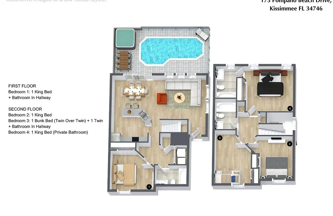 4 Bedrooms 3 Bathrooms Terra Verde 173 Pb-1