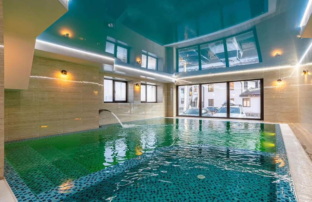 Amarena Spa Hotel - Breakfast Included In The Price Spa Swimming Pool Sauna Hammam Jacuzzi Restaurant Inexpensive And Delicious Food Parking Area Barbecue 400 M To Bukovel Lift 1 Room And Cottages-1