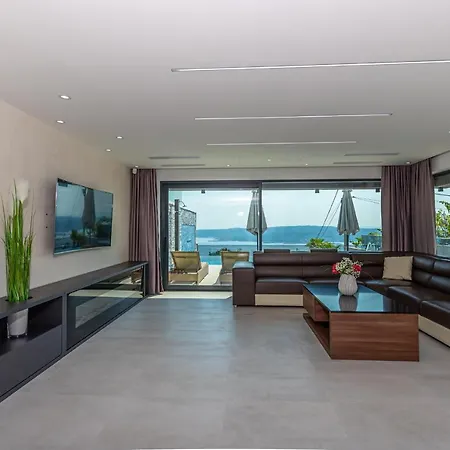 Luxury Villa Lorena With Heated Pool, Jacuzzi,Sauna And Seaview-2