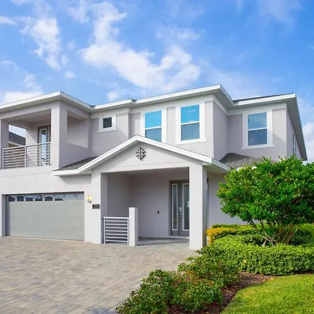 Stylish Family Home Private Pool/Spa 10Min Disneyworld Sleeps 22-3