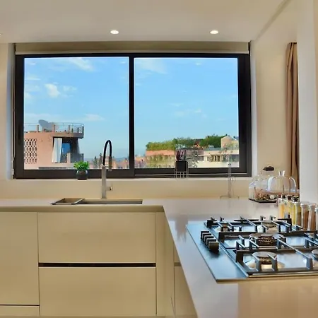 Appartement De Luxe A Marrakech Avec Jacuzzi Piscine Et Vue Panoramique-3