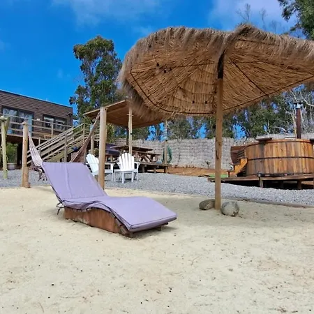 Mar Y Tinaja Algarrobo Tunquen Casa Con Vista Al Mar Y Tinaja Privada-3