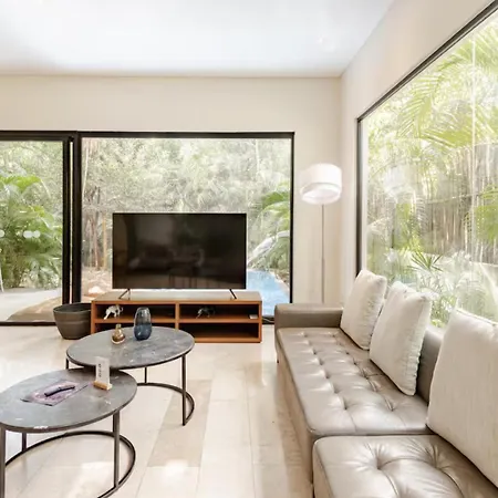 Luxurious Villa At Exclusive Gated Community La Privada Aldea Zama, 5 Bedroom Private Pool & Concierge Service-3