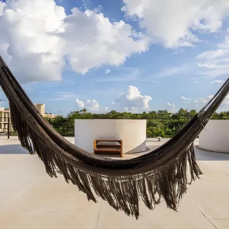 Tulum Aesthetic Mater Suite With Private Pool Rooftop Jacuzzi And Gym-3