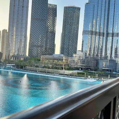 Full View Burj Khalifa And Fountains -Souk Al Bahar- Dream View Holiday Home Rental-3