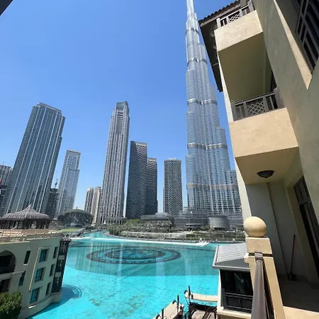 Full View Burj Khalifa And Fountains -Souk Al Bahar- Dream View Holiday Home Rental-2
