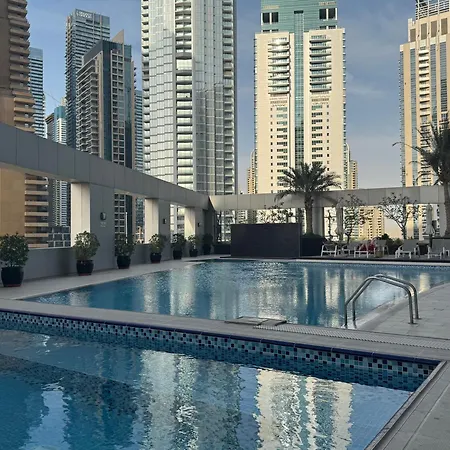 Modern 1Br With Balcony, Pool And Gym, Dubai Marina-3