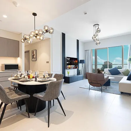 Luxury2Br Sea View Hot Tub Walk To Burj Dubai Mall-3