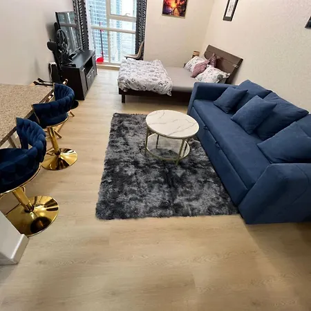 Cozy Studio With Sofa Bed Beside Dmcc Metro & Dubai Marina-2