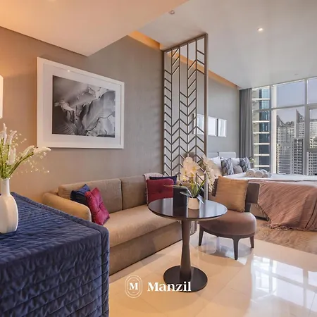 Waterfront Studio In Business Bay Near Burj Khalifa-3
