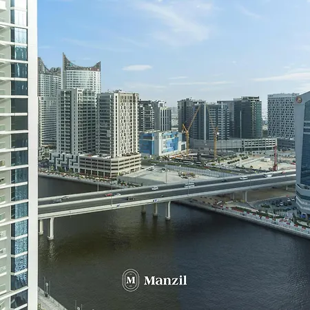 Waterfront Studio In Business Bay Near Burj Khalifa-2