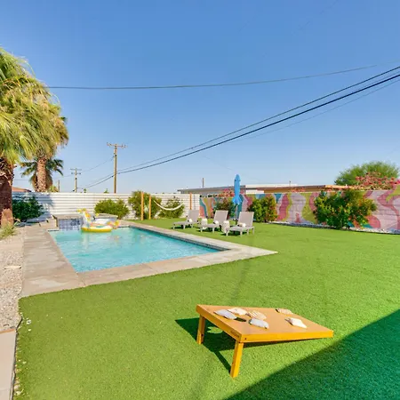 Outdoor Oasis With Pool Pink Palm Springs Paradise!-3