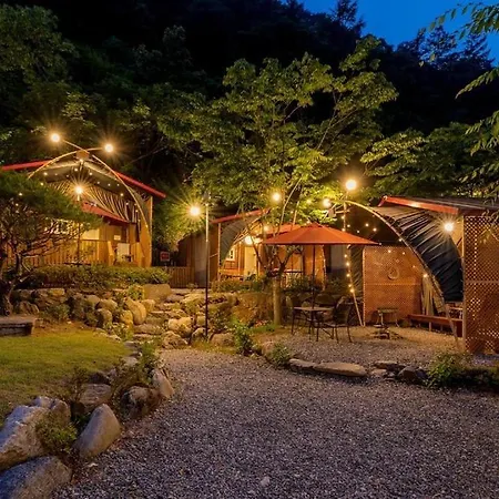 Gapyeong T N Pastel Glamping Caravan-3