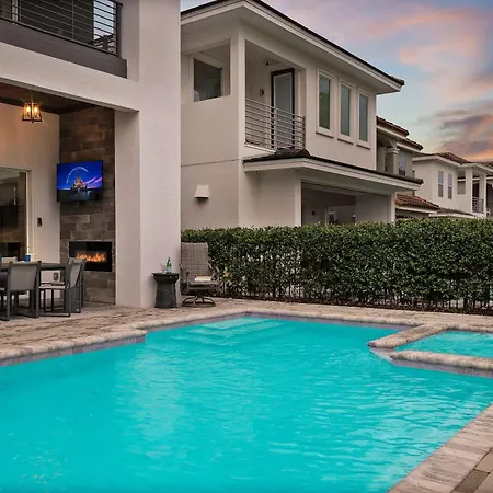 Luxury 6Br Villa W Pool & Cinema 4Mi To Disney-3