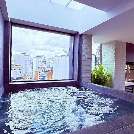 Suite Ejecutiva De Lujo 2 Personas, Wi-Fi, Cafetera, Gym, Jacuzzy, A 3 Minutos Del Parque La Carolina-2