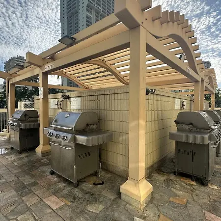 Relaxing Island Colony Waikiki High-Rise 1Br With Split Ac & Full Kitchen-2