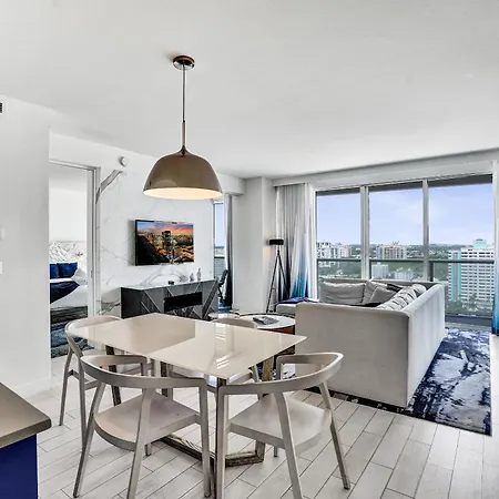 2Br W Residence 18Th Floor, Ocean, Inter-Coastal, & City Views-3