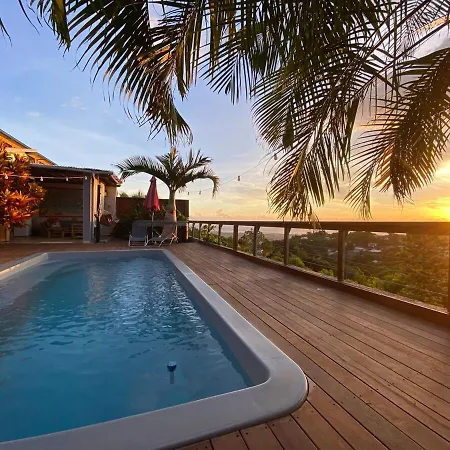 Villa Tropic Piscine & Spa Vue Mer & Montagne-2
