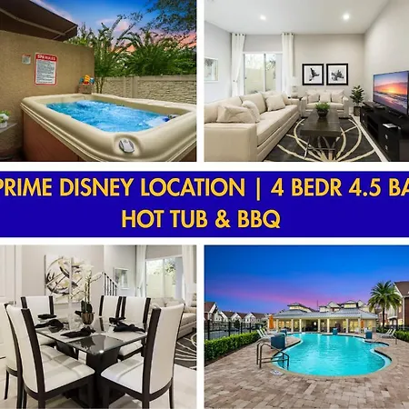 5Min Disney Lovely Villa Hot Tub 130-3