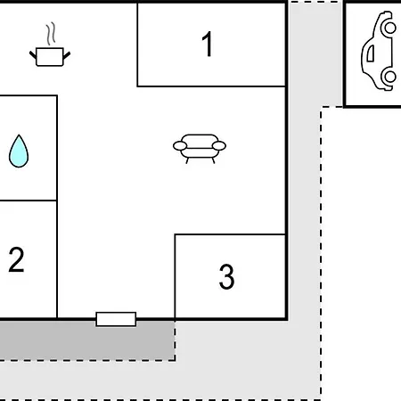 Pet Friendly Home In Bogo By With Sauna-3