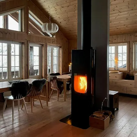 Modern Mountain Cabin With Views At Filefjell-3