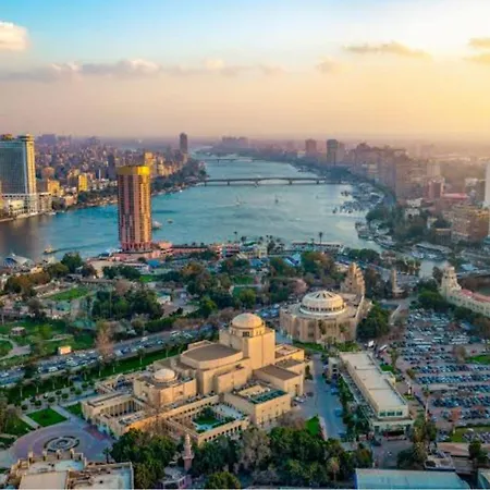 One Katameya شقة لك بالكامل غرفة باثنان سرير وريسبشن و مطبخ مجهز و حمام تراس-2