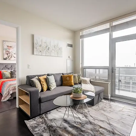 Modern 1 Bedroom Apartment In North York Free Parking-3