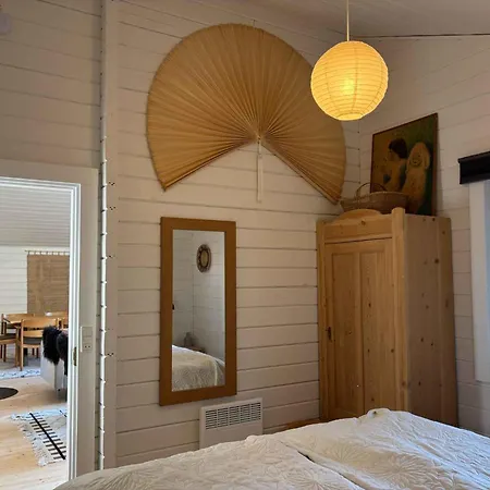Modernes Ferienhaus Mit Badefass Am Wasser-2