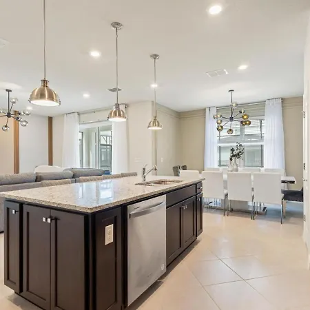 New 5Bd Themed Home Private Pool Near Disney-3