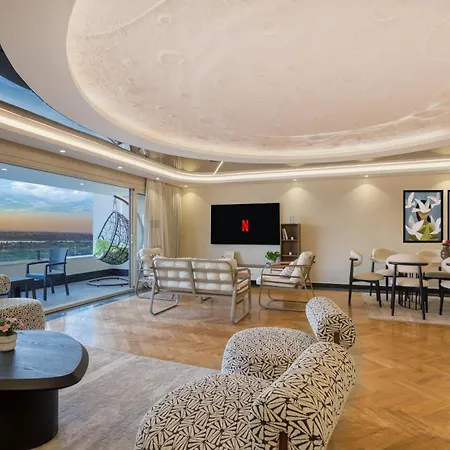 Cairo Homes Elegant 3Br Nile View Maadi-3