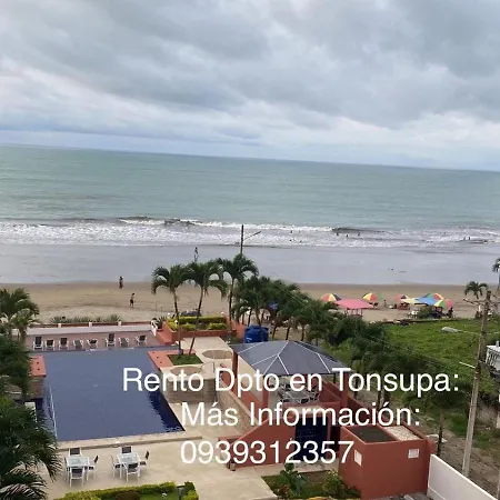 Departamento Frente Al Mar, Marina Grande -Tonsupa-3