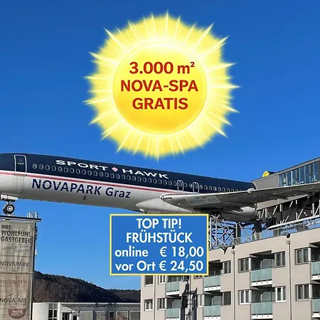 NOVAPARK Flugzeughotel Graz-2