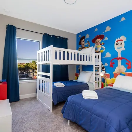 Disney Private Pool Hot Tub Themed Bedrooms. Book Now Vdr14-3