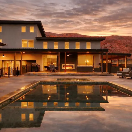 Exclusive Retreats Desert Panorama With Private Pool, Hot Tub, Bocce Court-3